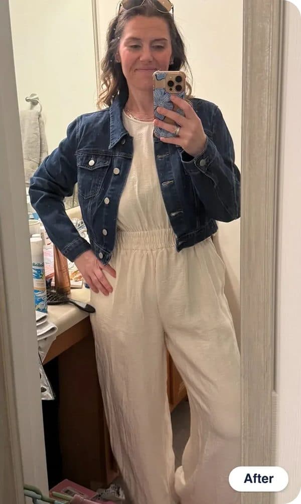 Meghan S. after treatment
